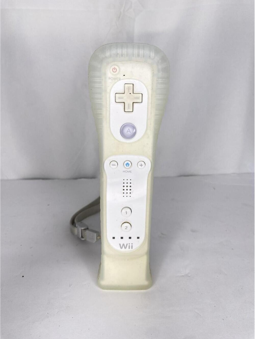 Original Nintendo Wii Gaming White Controller Wii Remote Motion Plus Case